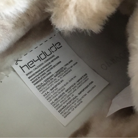 NEW Hey Dude Britt Boho Chevron Faux Fur Trim Shoes - Picture 11 of 15